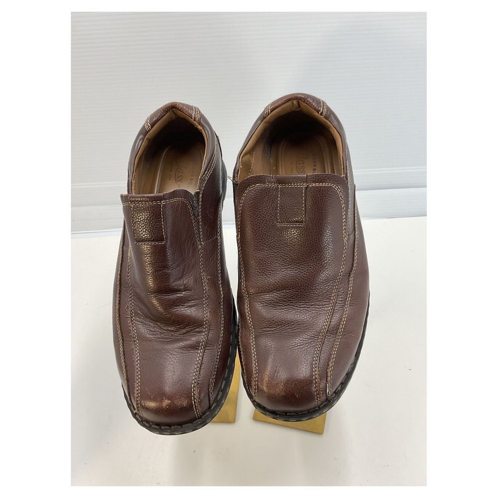 Bass Men's Brown Leather Dress Shoes Size‎ 10
